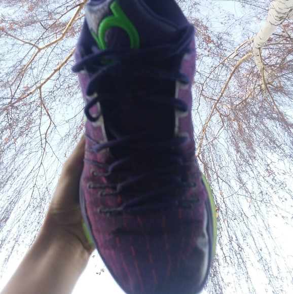 Mens Nike purple & Green  Kds - Picture 2 of 2